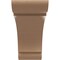 Ekena Millwork 2"W x 6"D x 4"H Classic Olympic Rough Cedar Woodgrain TimberThane Corbel, Primed Tan CORUR02X06X04OLYRCPR - alternate 4